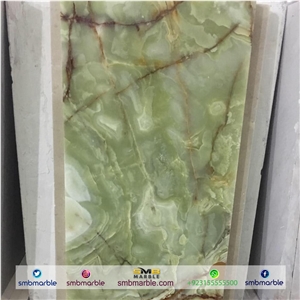 Pakistani Green Onyx Slabs