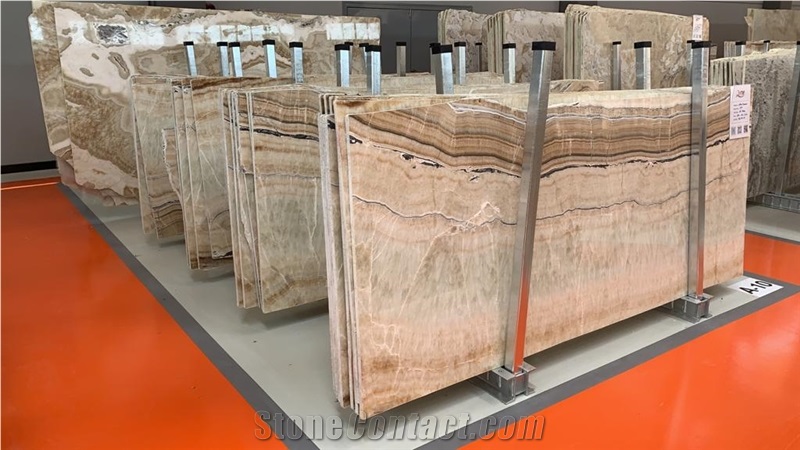 Lifora Caramel Onyx Slabs