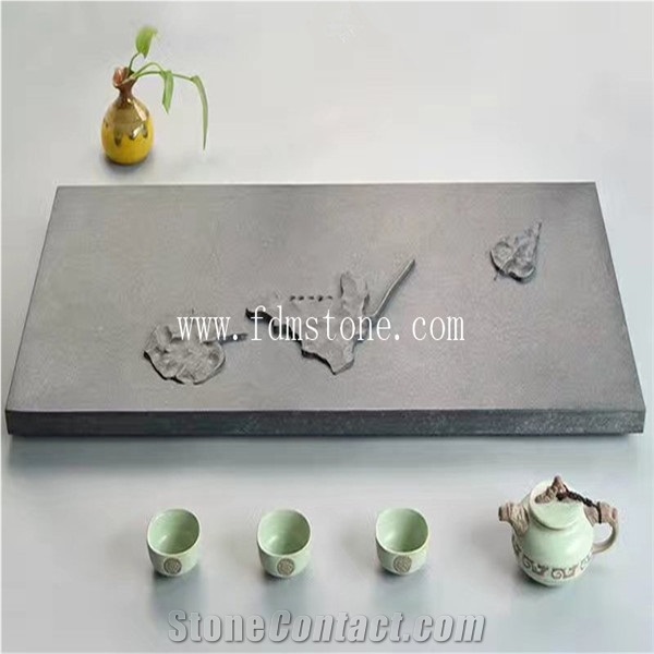 Black Granite Tea Tray Tea Board