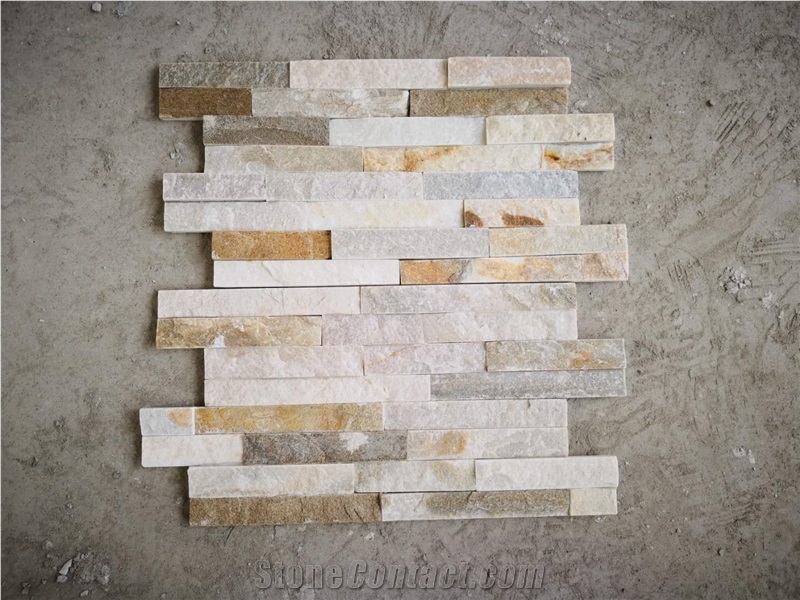 Natural Stacked Stone Ledger Panels 6"X24" Factory