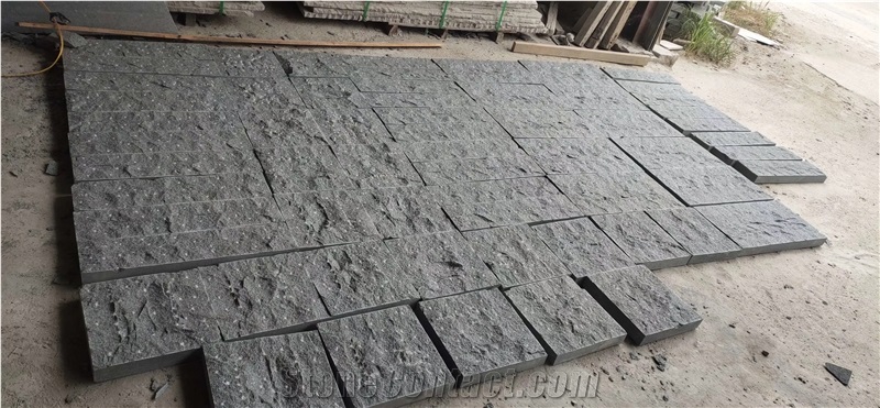 G654 Dark Grey Granite Natural Split Wall Panel