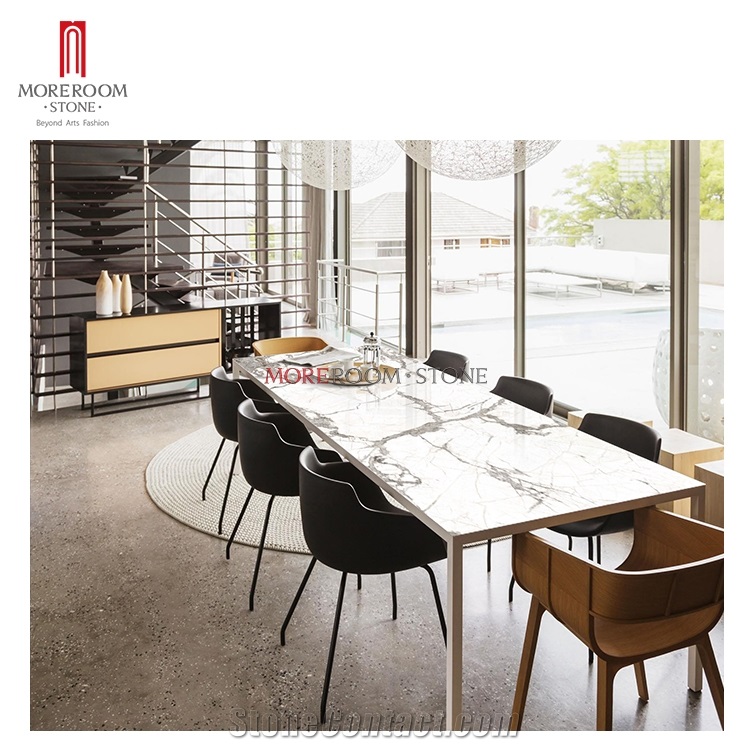 Big Size 1.2x2.4m Glazed Porcelain Slab for Table