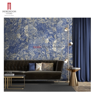 Blue Marble Large Format Porcelain Wall Tile Blue Marble Large Format Porcelain Wall Tile