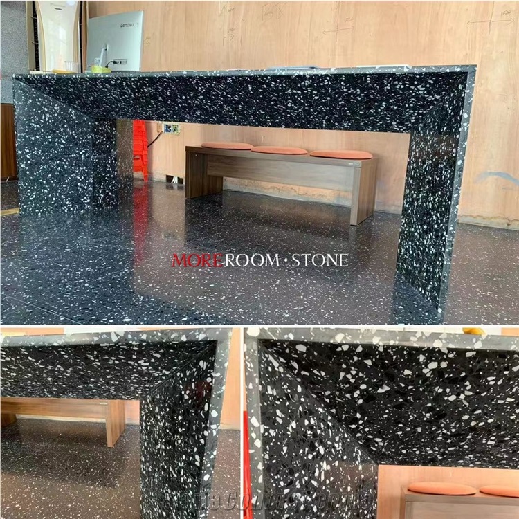 Cement Terrazzo Countertop Table Top Worktops