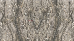 New Design Large Format Slab Black Floor Tiles