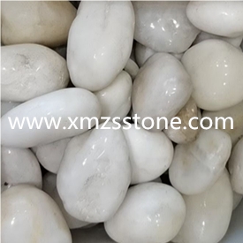 High Polished White River Pebble Stone & Cobbles
