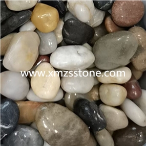 Mixed Colors Pebble Stone Garden Cobble