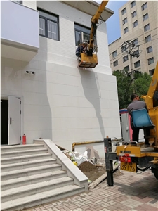 Glazed Pure Crystal White Marble Walls Cladding