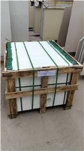 Glazed Pure Crystal White Marble Walls Cladding