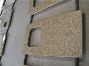 Hubei Gold Sesame Yellow Granite G682 Kitchen Top