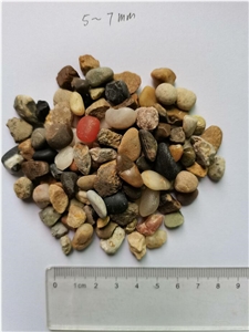 Multi-Color Pea Gravel Pebbles for Landscape