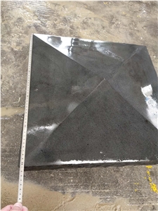 Original G684 Black Basalt Honed Rubbed Wall Caps
