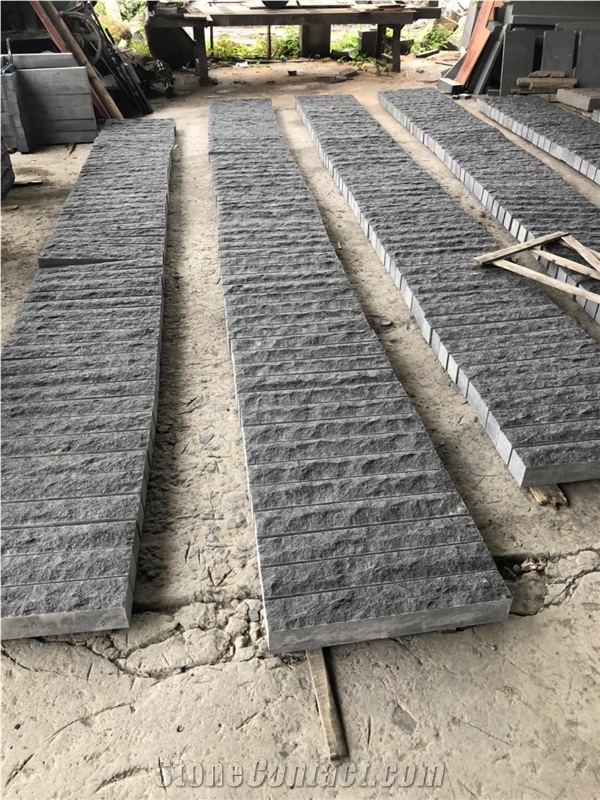 Original G684 Black Basalt Split Wall Stone