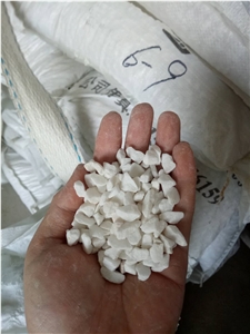 Tumbled White Crushed Marble Chips 5, 8, 10 and 20mm