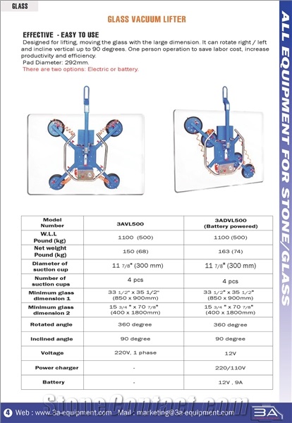Vacuum Lifter, Granite Marble, Lifting, Slab, Tool