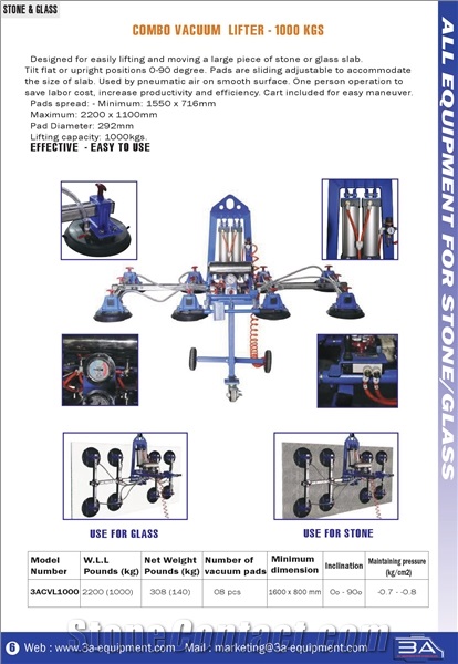 Vacuum Lifter, Granite Marble, Lifting, Slab, Tool