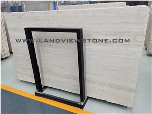 Abbas Abad White, Super White Tavertine Slab