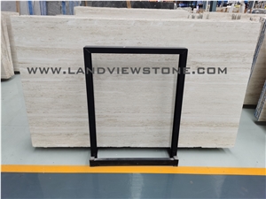 Abbas Abad White, Super White Tavertine Slab