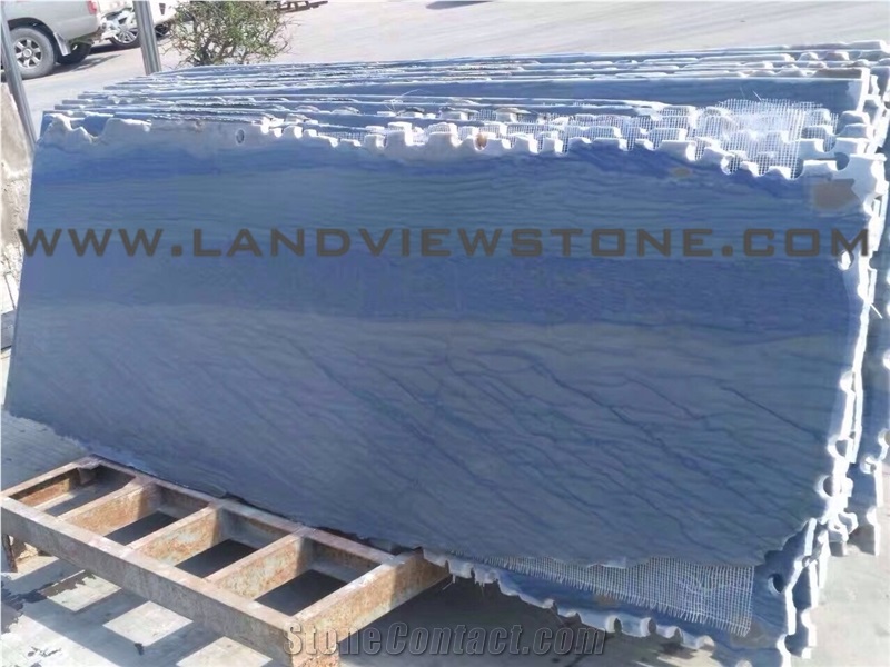 Azul Macaubas Slab, Fancy Blue Quartzite Slab Tile