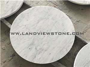 Carrara White Table Top, White Marble Worktops