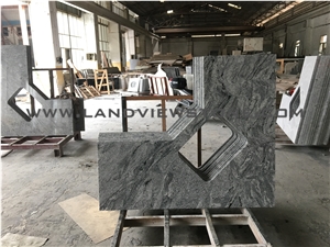 China Viscont White Wavy Granite Countertop