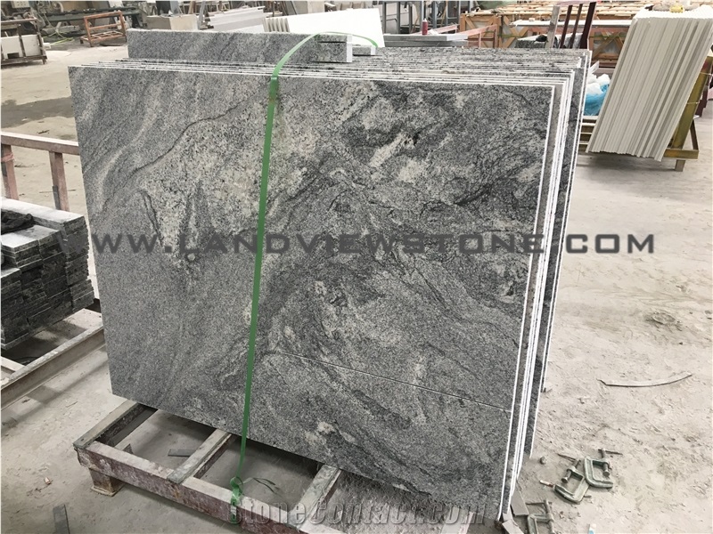China Viscont White Wavy Granite Countertop