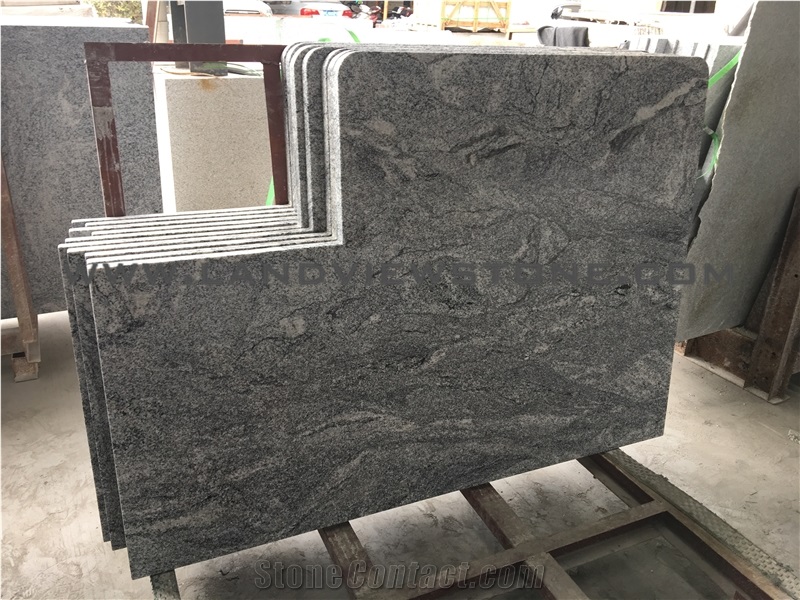 China Viscont White Wavy Granite Countertop