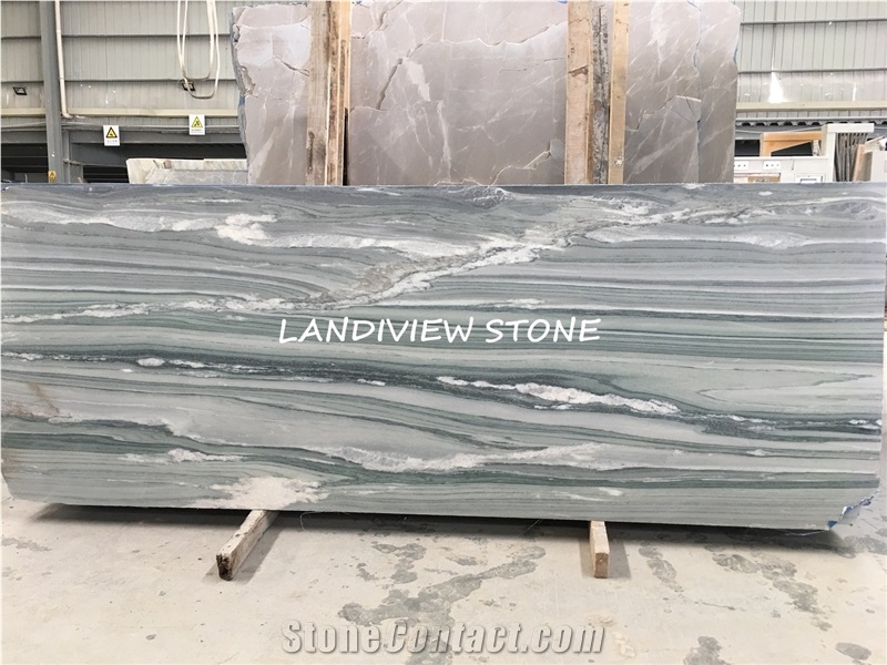 Cippolino Verde Green Of Styra Marble Tiles Slabs