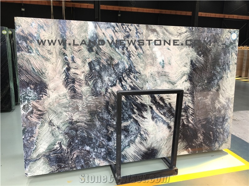 Crape Myrtle Quartzite Slab,Valley Orchid Quartzite