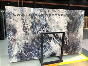 Crape Myrtle Quartzite Slab,Valley Orchid Quartzite