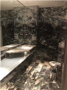 Crape Myrtle Quartzite Slab,Valley Orchid Quartzite