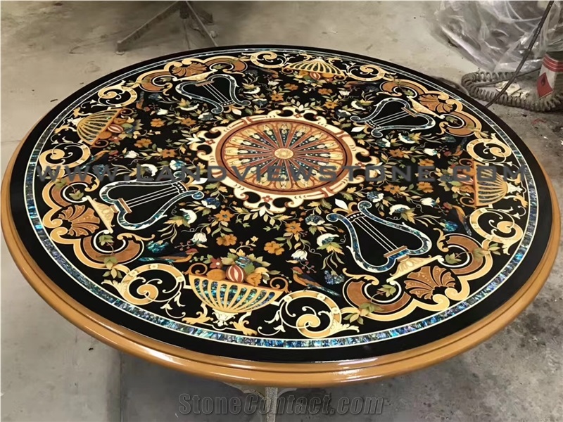 Creative Stone Pattern Top, Waterjet Tabletops