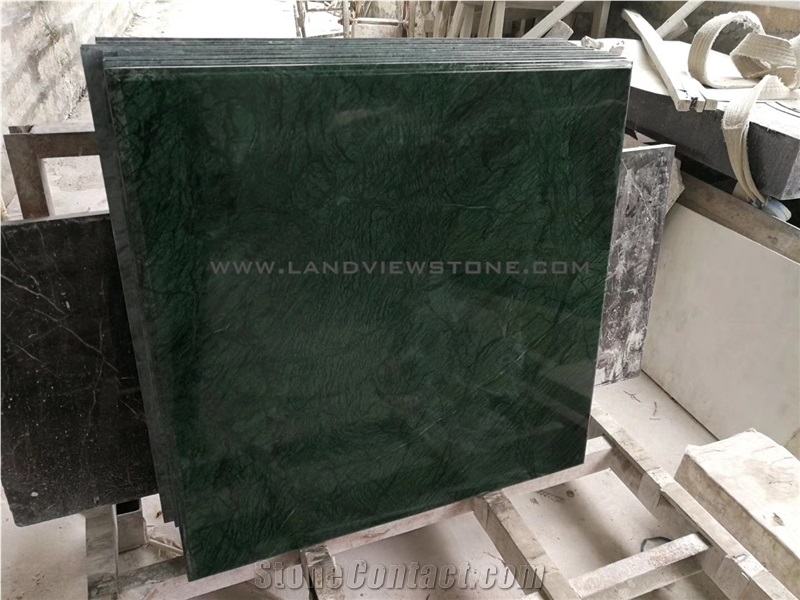 Dark Green Serpentine Marble Bath Tops