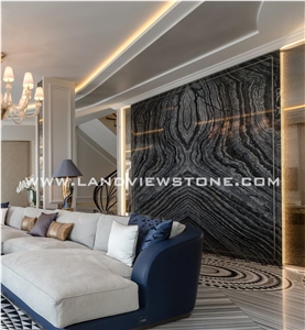 Kenya Black Marble Antico Black Wood Marble Slabs Kenya Black Marble Antico Black Wood Marble Slabs