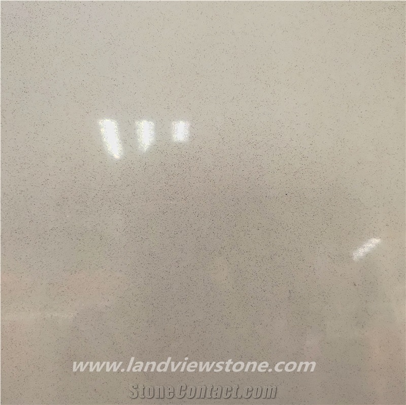 Light Grey Little Grain Quartz Tiles & Slabs