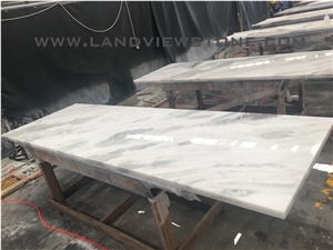 Namib Fantasy Vanity Top, Namibia White Marble Top