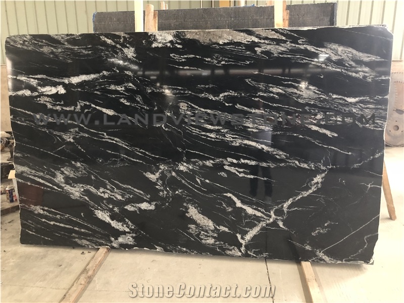 Nero Fantasy Slabs, Royal Ballet Granite Slab