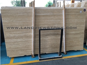 Roman Walnut Travertine Slab, Beige Travertine Roman Walnut Travertine Slab, Beige Travertine