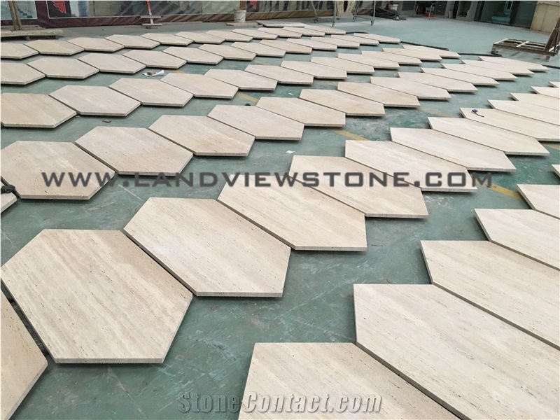 Roman Walnut Travertinetile, Beige Travertine Tile