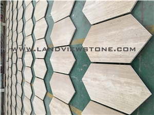 Roman Walnut Travertinetile, Beige Travertine Tile