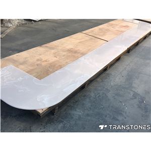 Backlit Artificial Pink Onyx Sheet for Bar Top
