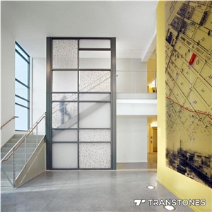 Resin Acrylic Sheet Suppliers Wall Feature Stone