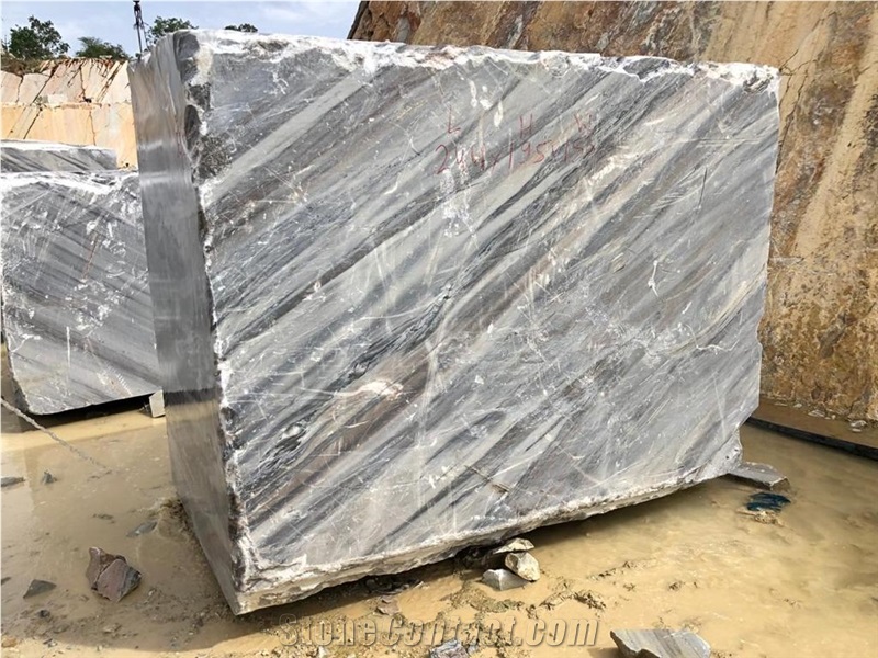 Bruno Brown / Grey Marble Blocks