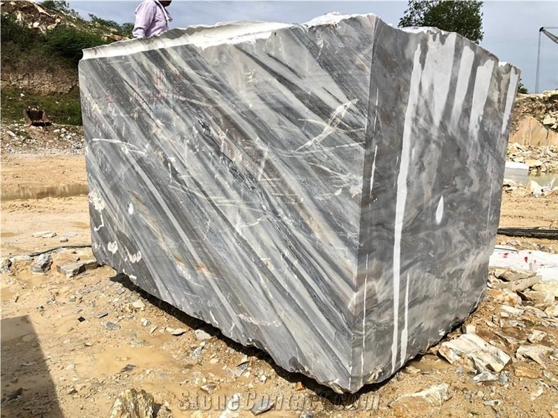 Bruno Brown / Grey Marble Blocks