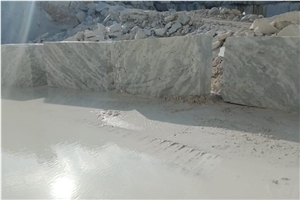 Glacier White/Grey Marble Blocks