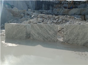 Glacier White/Grey Marble Blocks