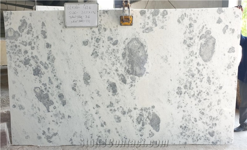 Sparkling White Marble Slabs