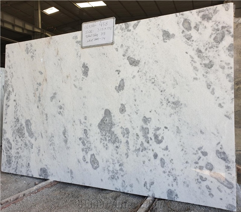 Sparkling White Marble Slabs