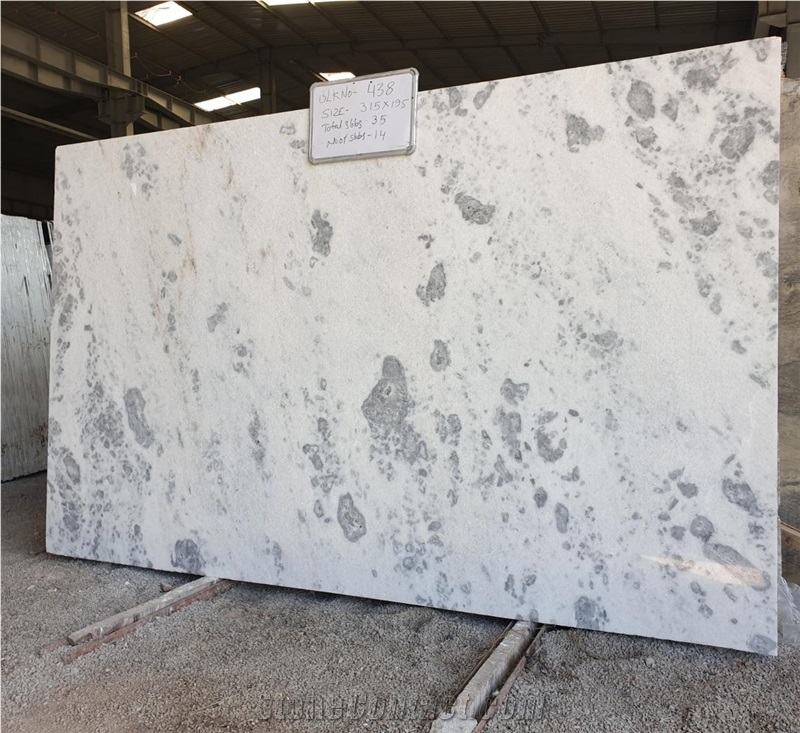 Sparkling White Marble Slabs