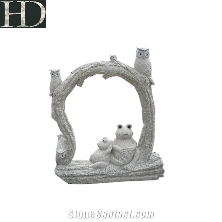 Hand Carving Stone Animal Statue, Sculpture